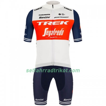 Fahrradbekleidung Radtrikot Kurzarm + Trägershorts 2020 Trek-Segafredo N001